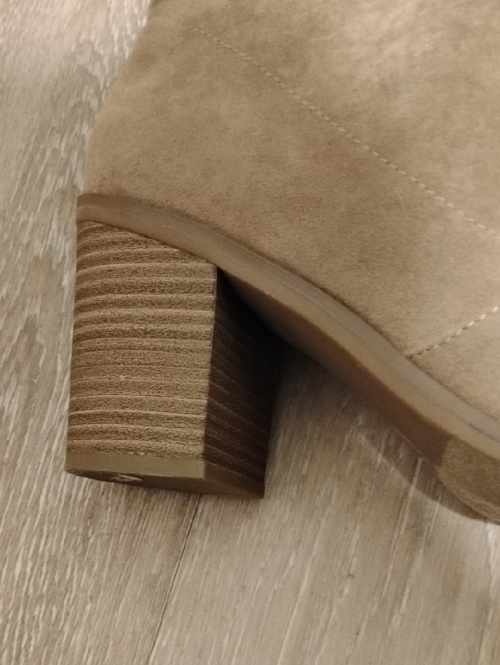 Universal Thread Tan Suede Over-the-Knee Block Heel Boots - Picture 3 of 9